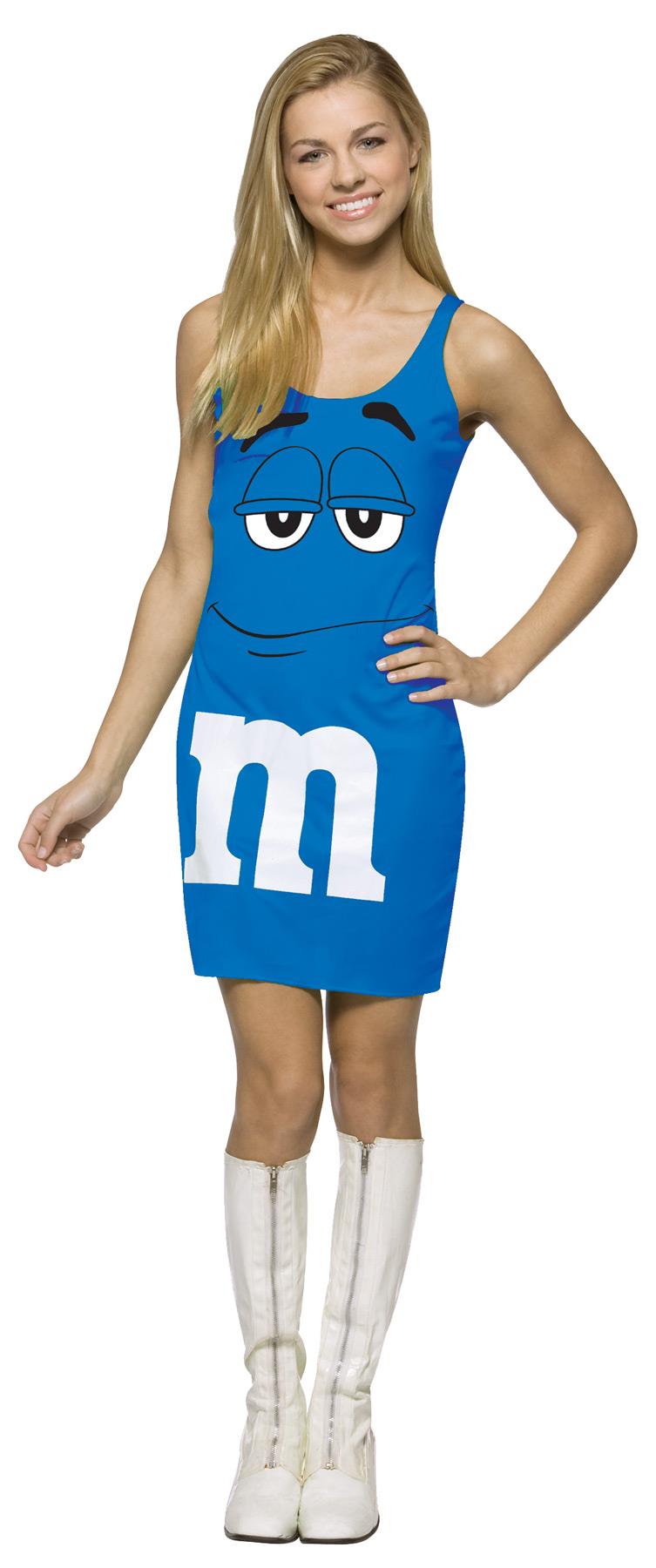 M&M's Blue Tank Dress Teen Costume