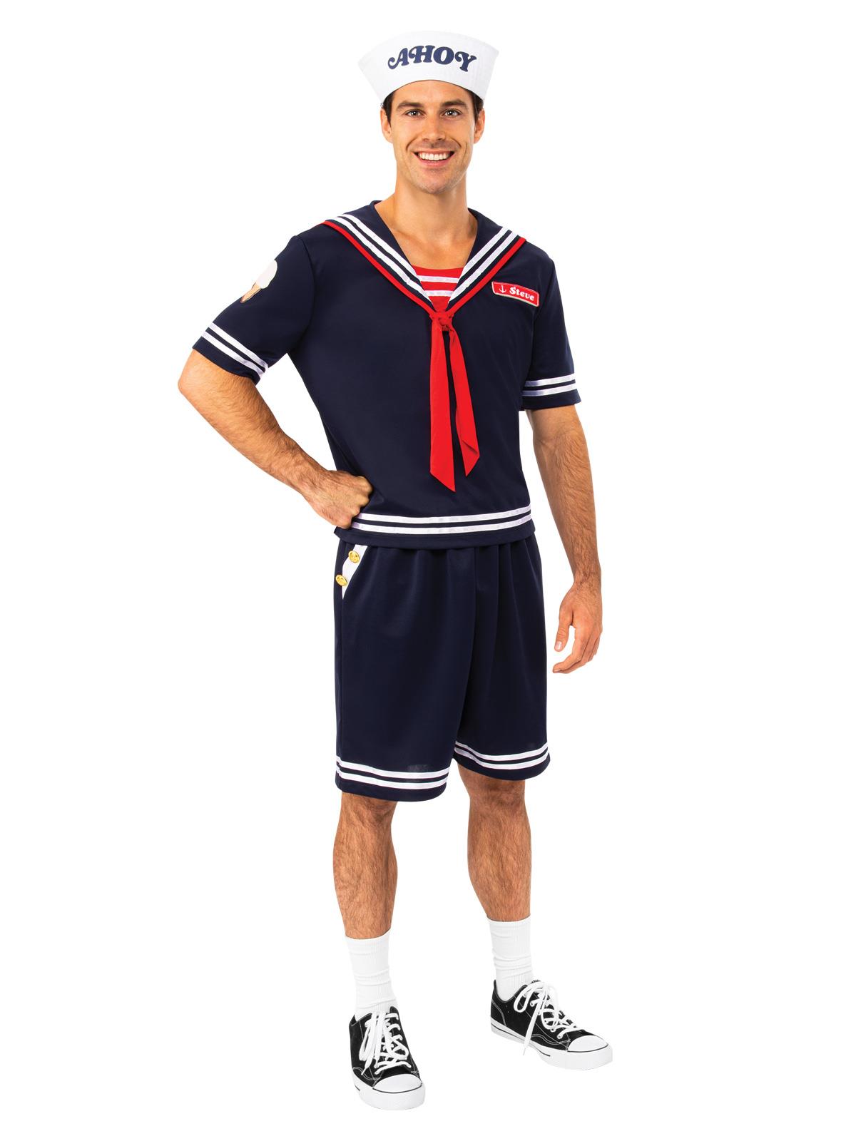Stranger Things Steve Scoops Ahoy Uniform Adult Costume