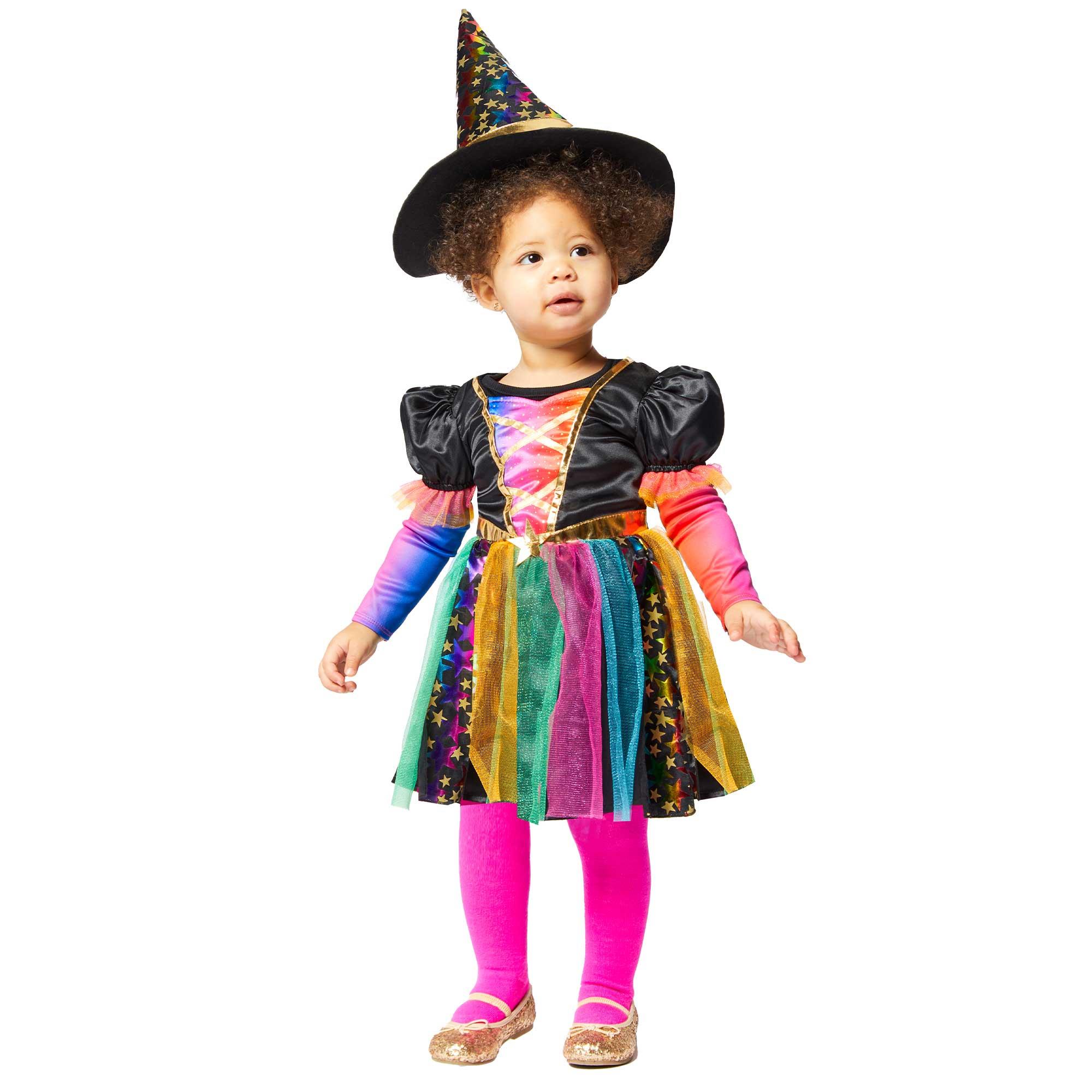 Rainbow Witch Toddler Costume