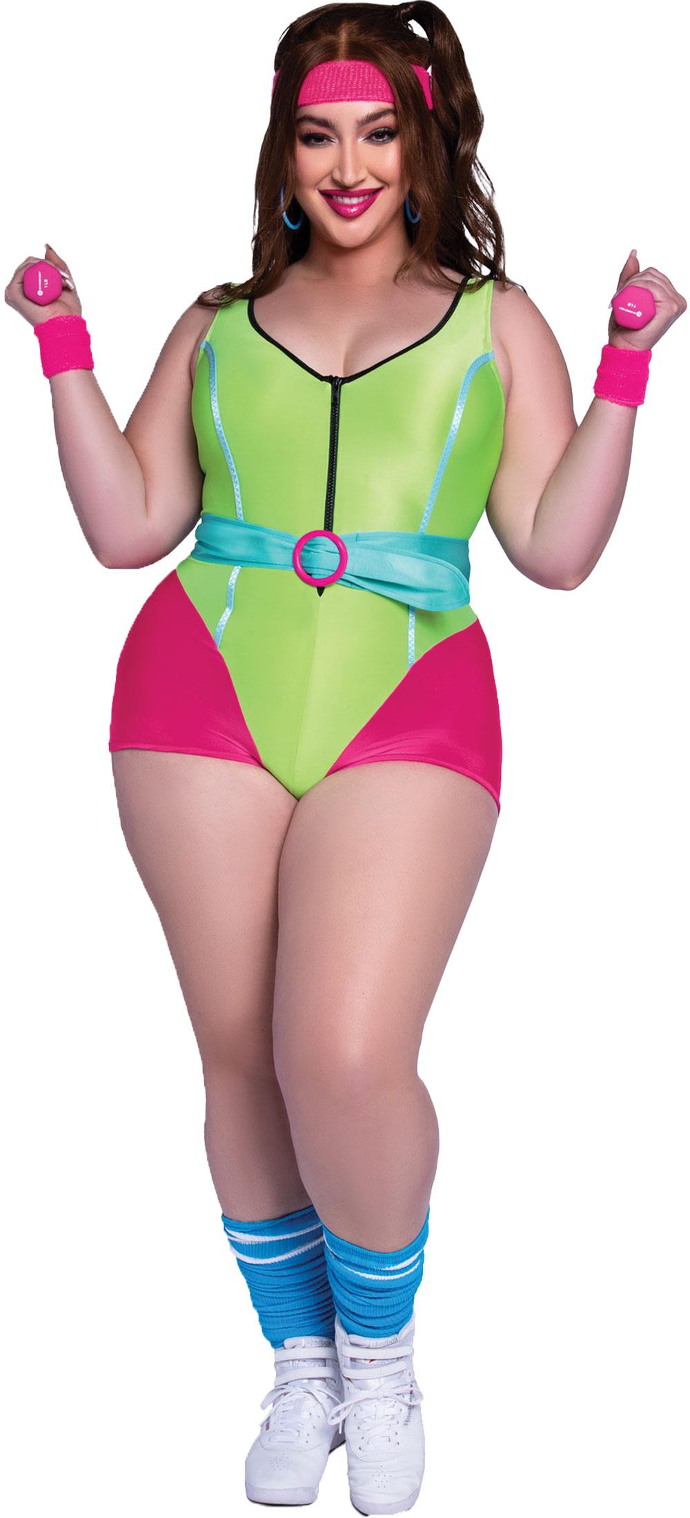 80's Workout Adult Plus Costume
