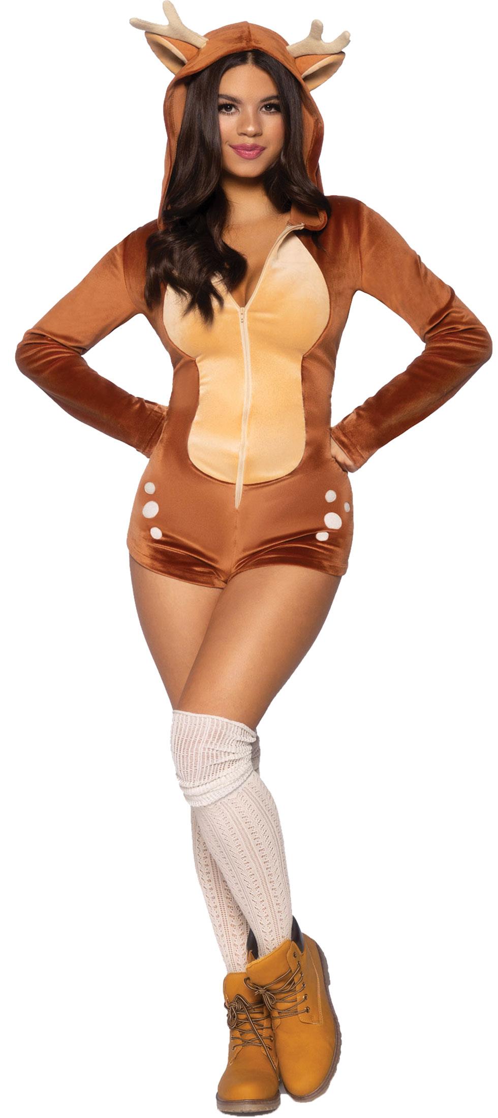 Romper Comfy Fawn Adult Costume