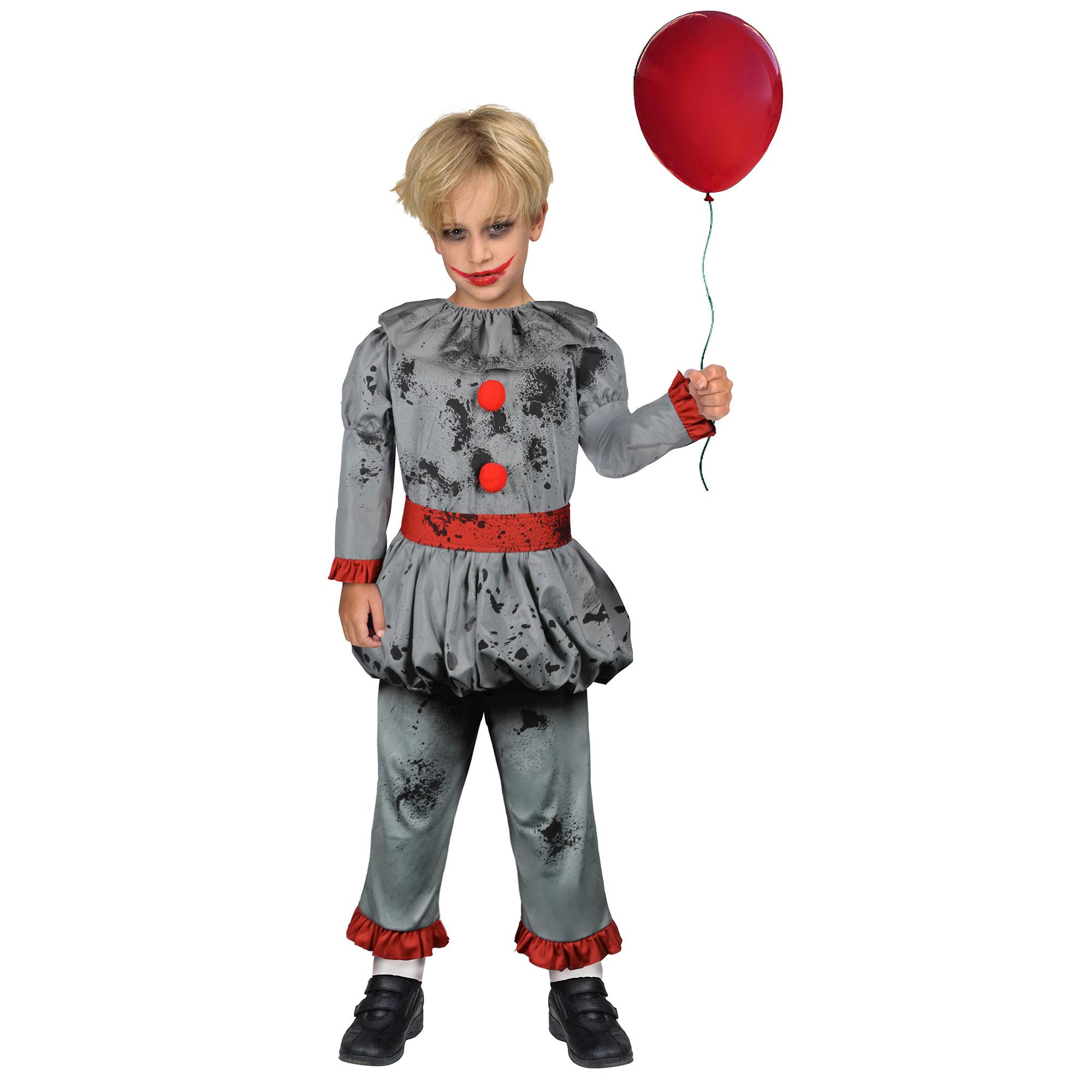 Bad Clown Boy Child Costume