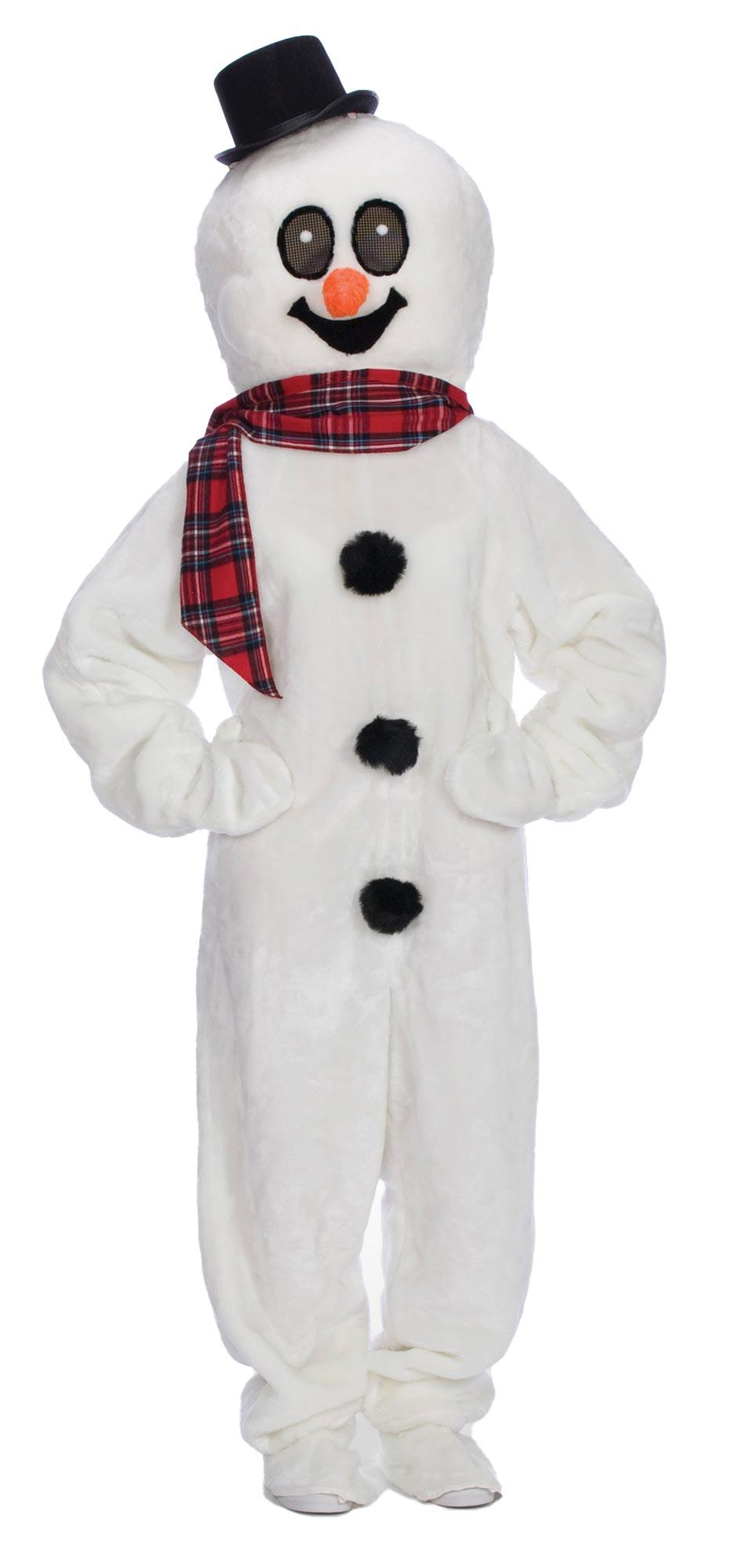 Snowman Mascot Adult Costume