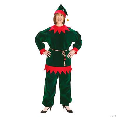 Velvet Elf Adult Costume