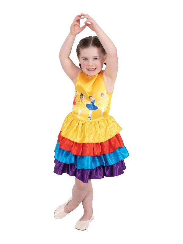 WIGGLES BALLERINA MULTI-COLOURED DRESS - SIZE 3-5