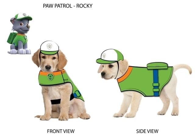 Paw Patrol Rocky Pet Costume Costumes starting with R Costumes by Letter Costume Themes Costumes Costumes