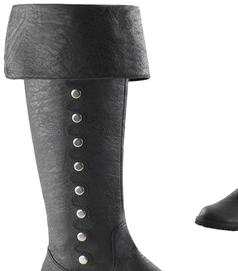 Gotham Black Steampunk Adult Boots
