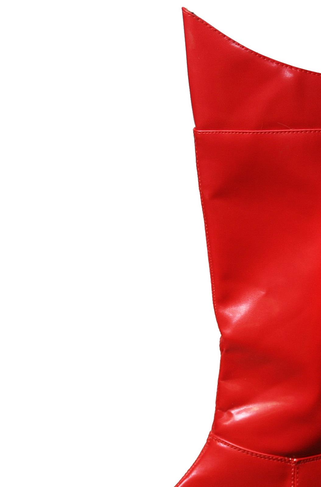 Superhero Red Adult Boots Medium
