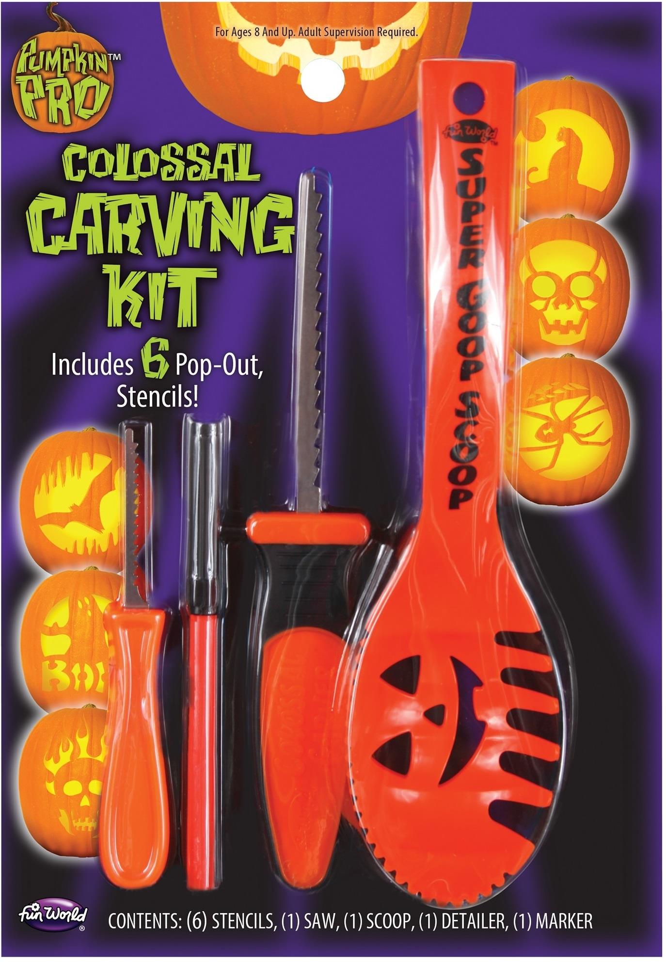 10 Piece Ultimate Halloween Pumpkin Carving Set