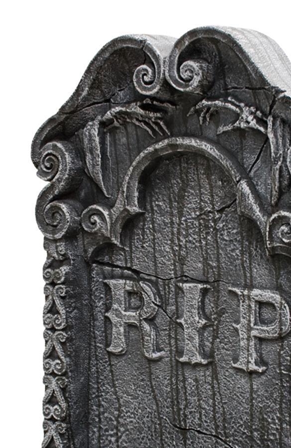Rest in Peace Tombstone Halloween Prop