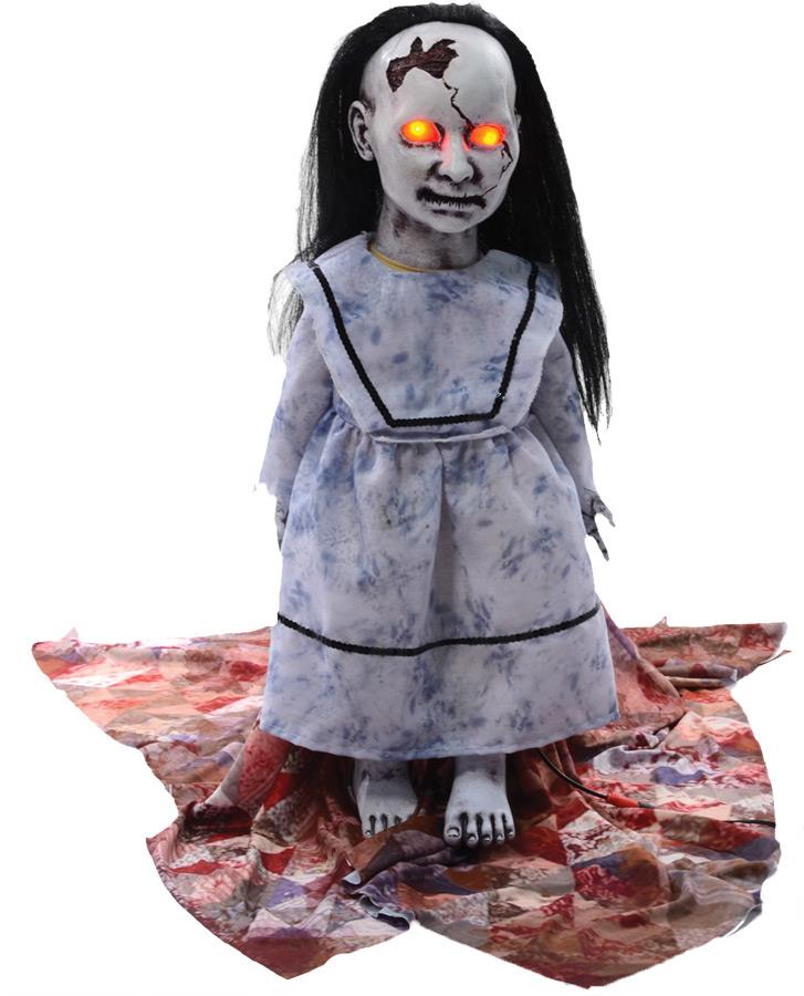 Lunging Graveyard Baby Animated Halloween Prop