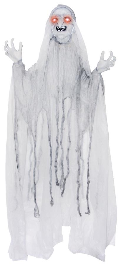 Spinning White Witch 5ft Halloween Prop