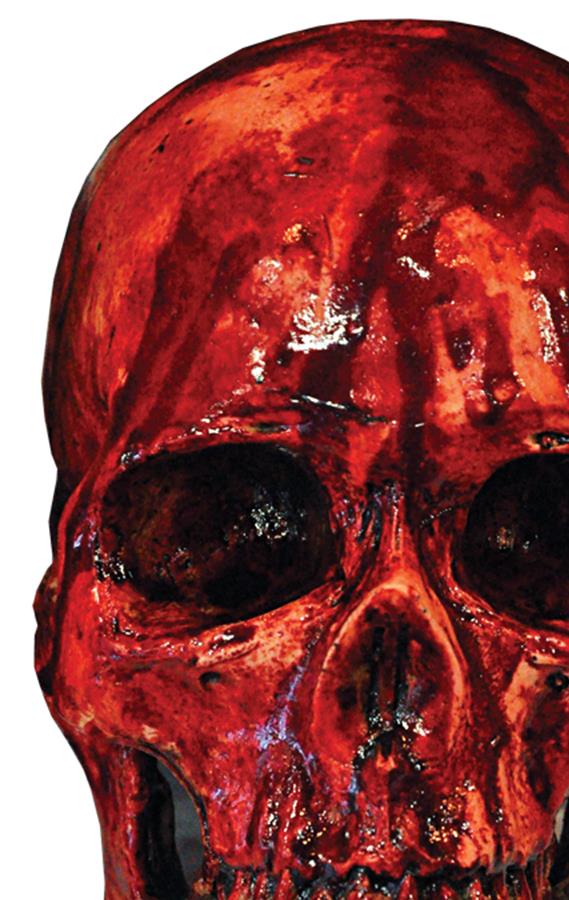 Skull Bloody Resin Halloween Prop