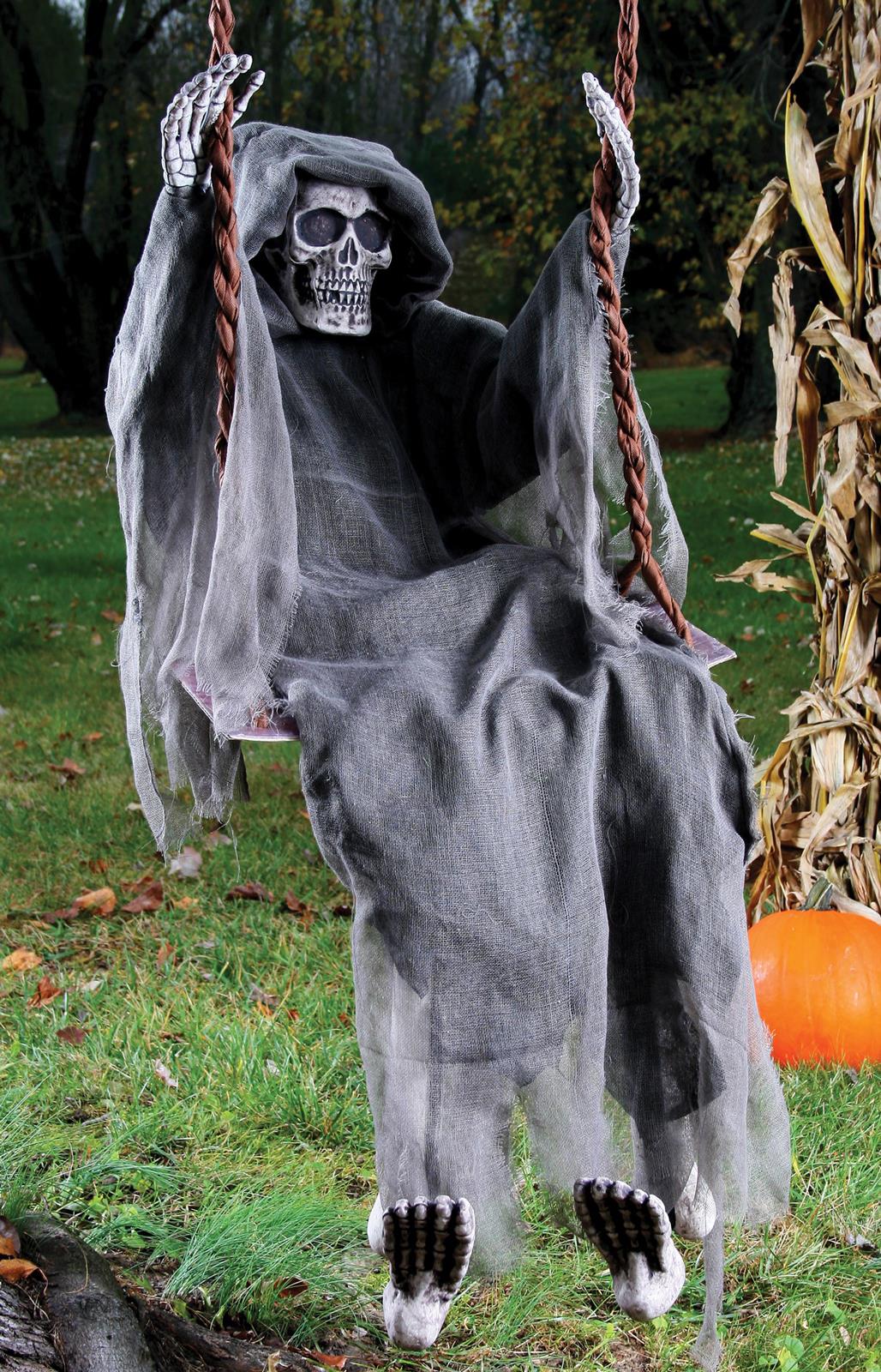 150cm Swinging Skeleton Reaper Halloween Prop