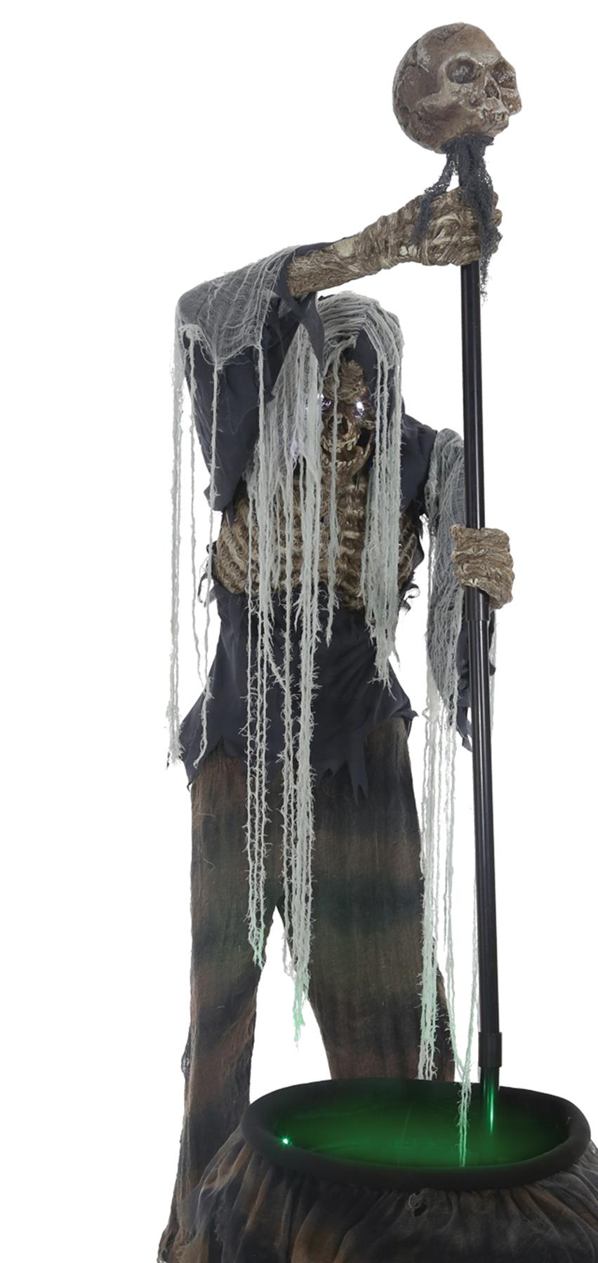 Cauldron Creeper Animated Halloween Prop