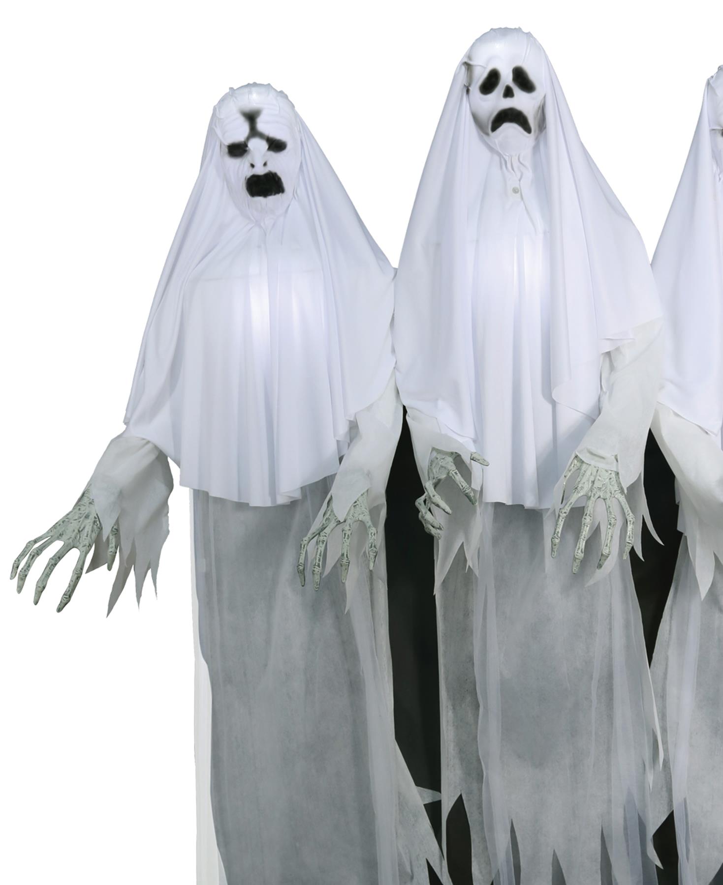 Haunting Ghost Trio Animated Halloween Prop