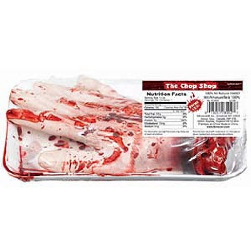 Chop Shop Meat Market Hand Halloween Prop