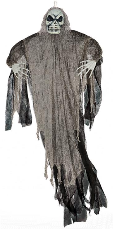 Life Size Black Reaper Hanging Halloween Prop