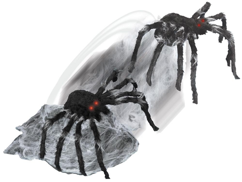 Black Jumping Spider Animated Halloween Prop