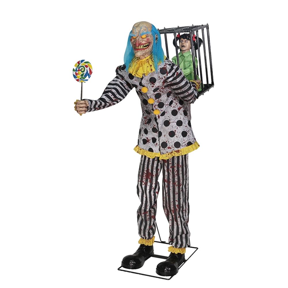 Mr. Happy Evil Clown Animated Halloween Prop