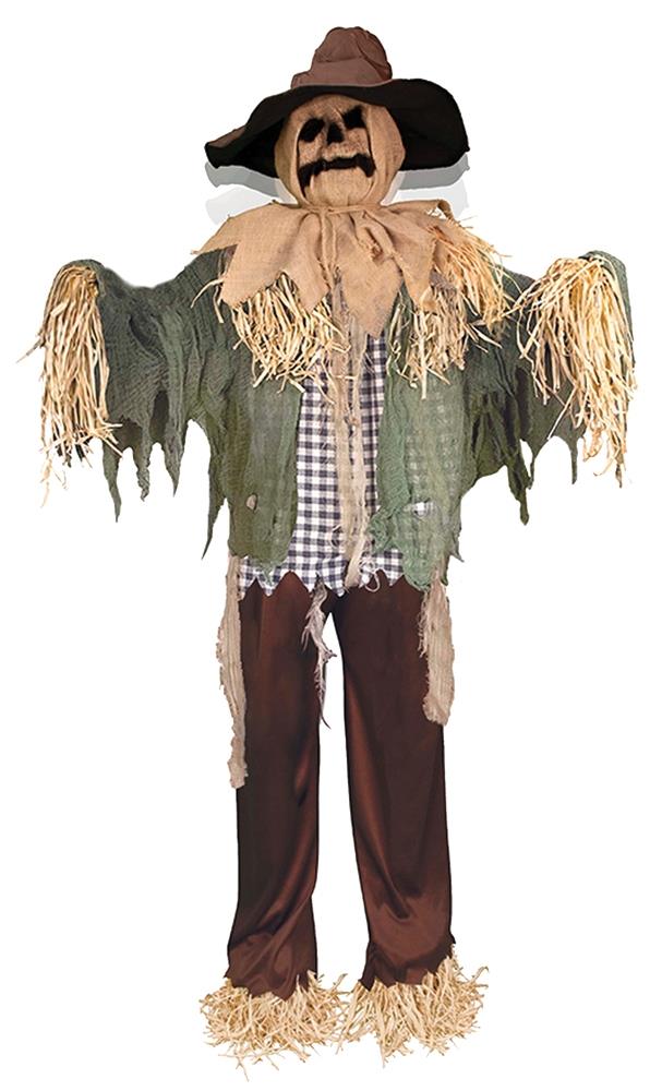 Standing Scarecrow Animated Halloween Prop