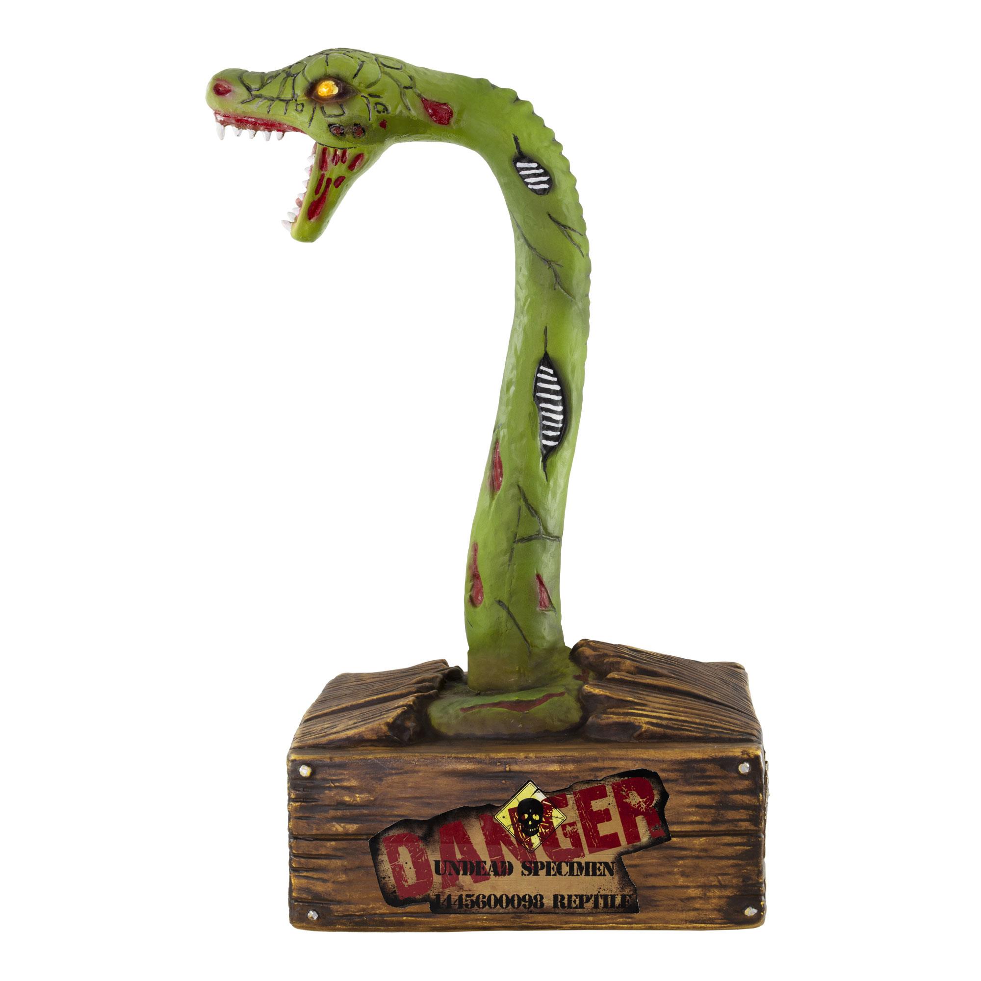 Zombie Snake Animated Halloween Prop