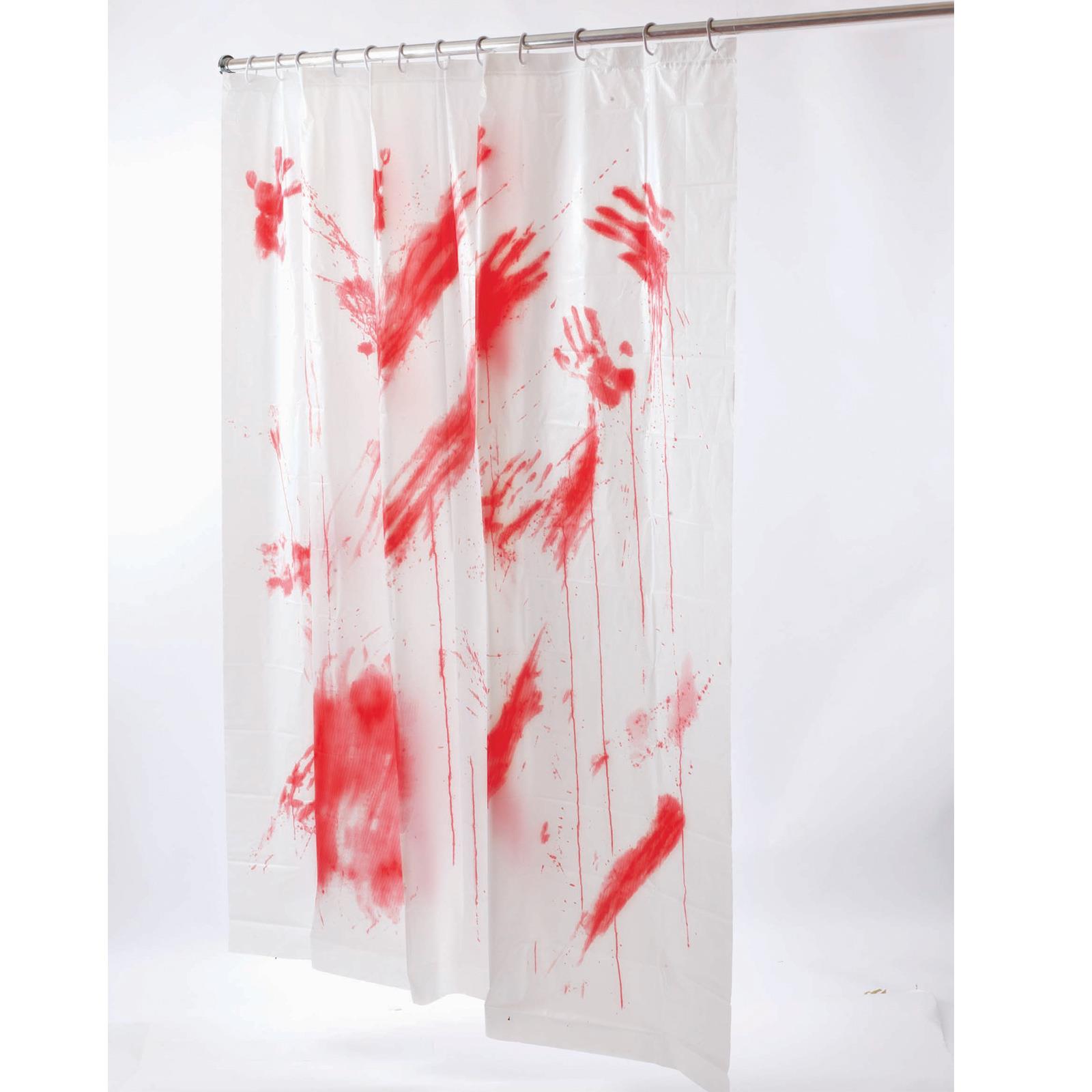 Bloody Shower Curtain Halloween Decoration