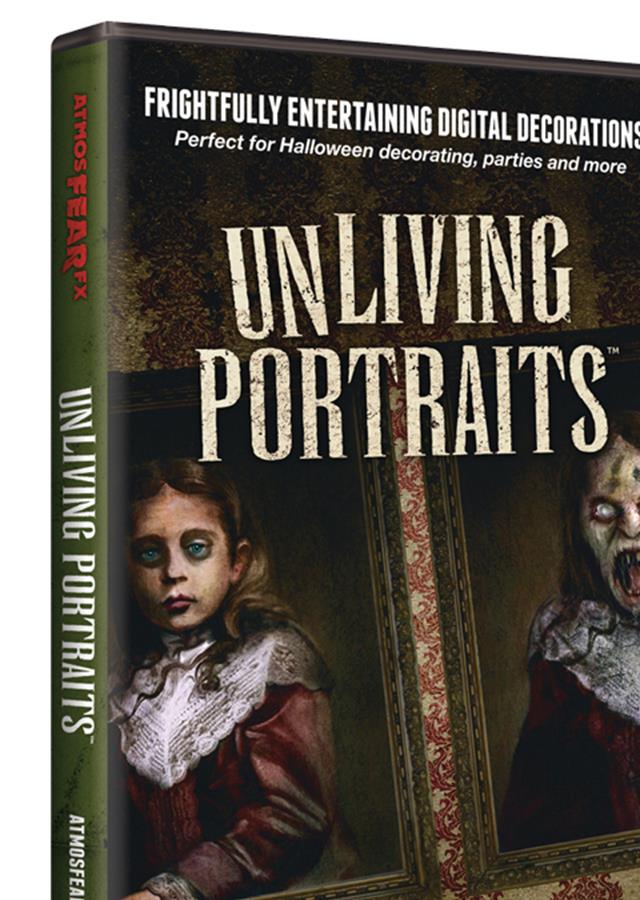 Unliving Portraits AtmosfearFX DVD Digital Halloween Decor