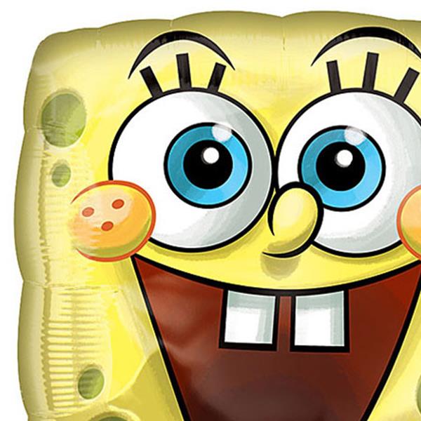 SpongeBob SquarePants Square Face 45cm Foil Balloon