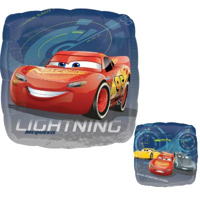 45cm Cars Lightning McQueen & Friends 2 Sided Foil Balloon