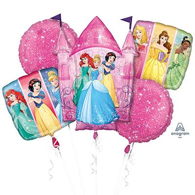 Disney Princesses Balloon Bouquet Pack of 5