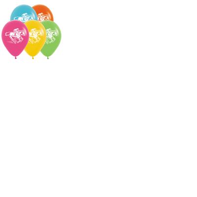 Melbourne Cup Horse Racing Tropical Assortment 30cm Latex Balloons Pack of 25