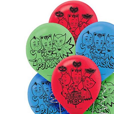 PJ Masks 30cm Latex Balloons Pack of 6