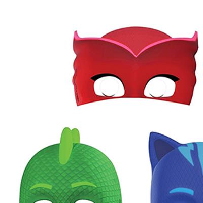 PJ Masks Cardboard Masks Pack of 8