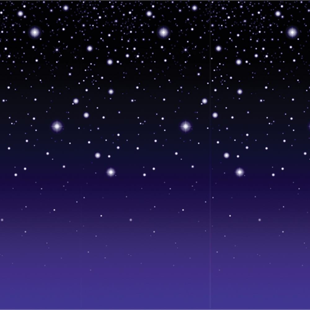 Starry Night Backdrop 4x30ft