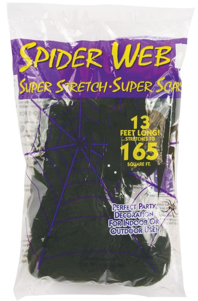 Spider Web Black 50g Halloween Decoration