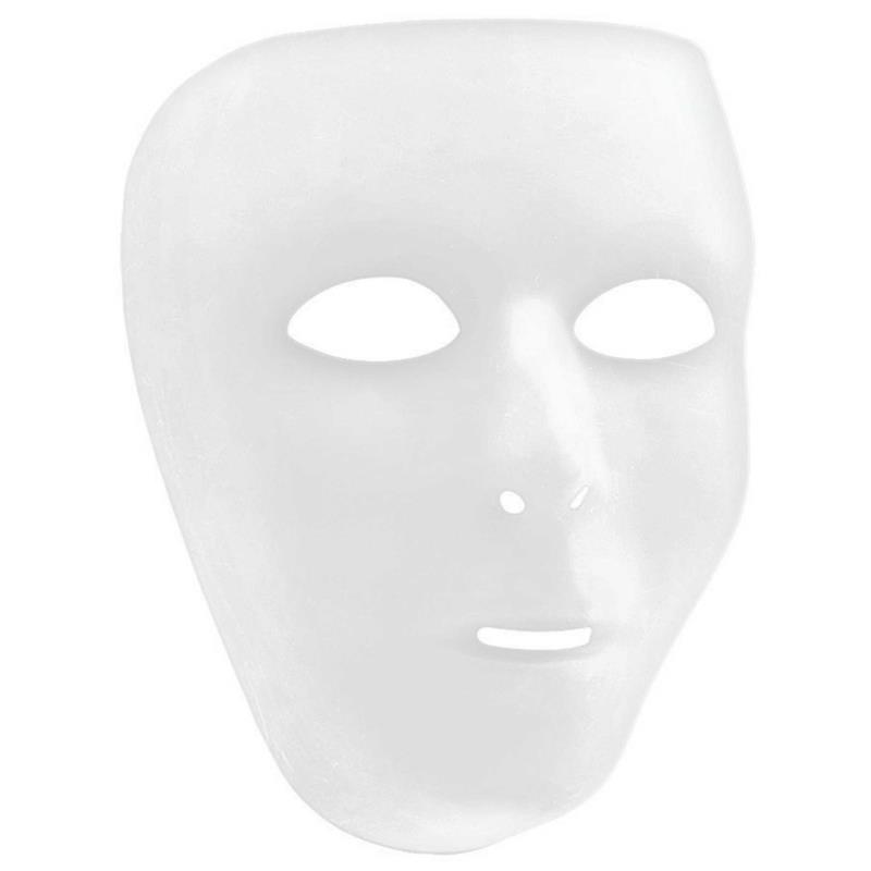 White Full Face Adult Mask