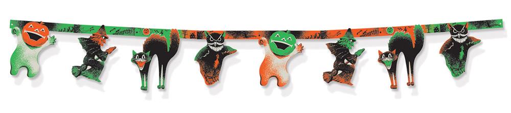 Vintage Halloween Streamer Decoration