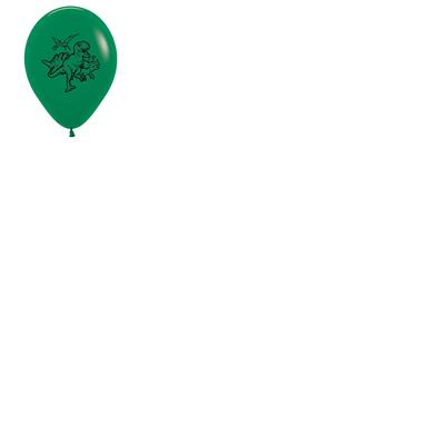Sempertex 30cm Dinosaurs Forest Green Latex Balloons Pack of 6