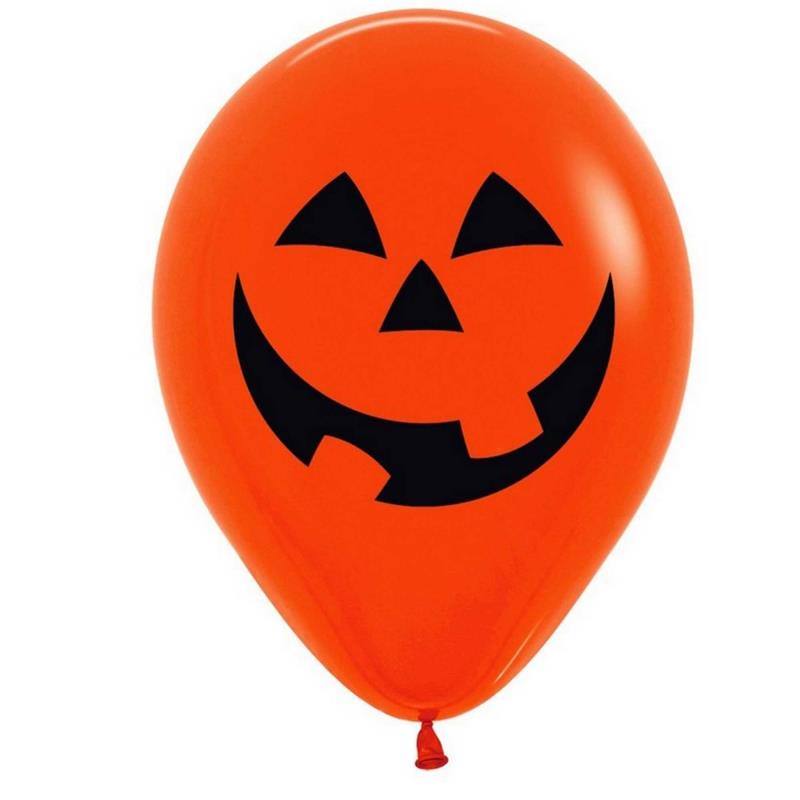 Sempertex Pumpkin 30cm Latex Balloons Pack of 12