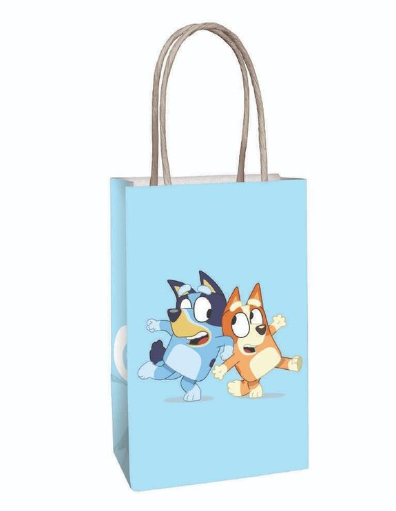 Bluey Paper Kraft Loot Bags Pack of 8