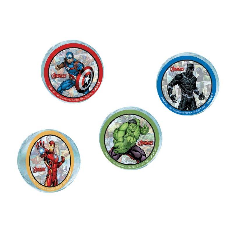 Marvel Avengers Powers Unite Bounce Ball Favours Pack of 4