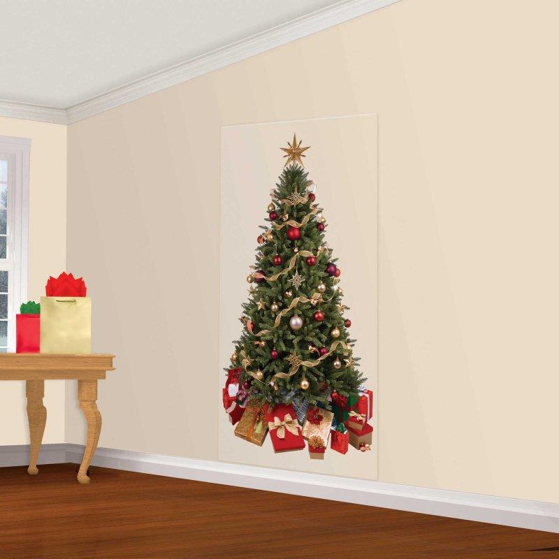 Christmas Tree Scene Setters Add On Wall Decoration