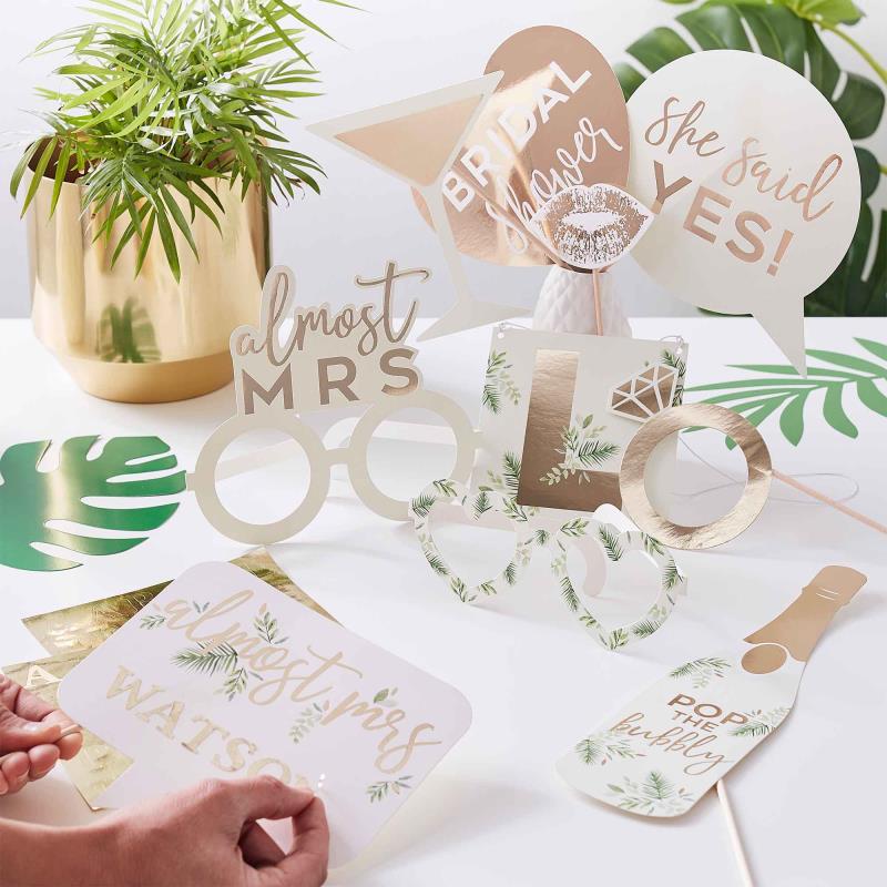 Botanical Hen Party Photobooth Props