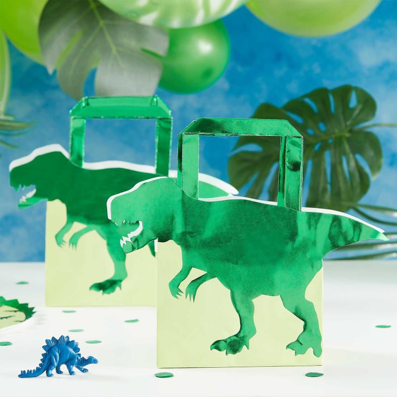 Roar Dinosaur Party Loot Bags Pack of 5
