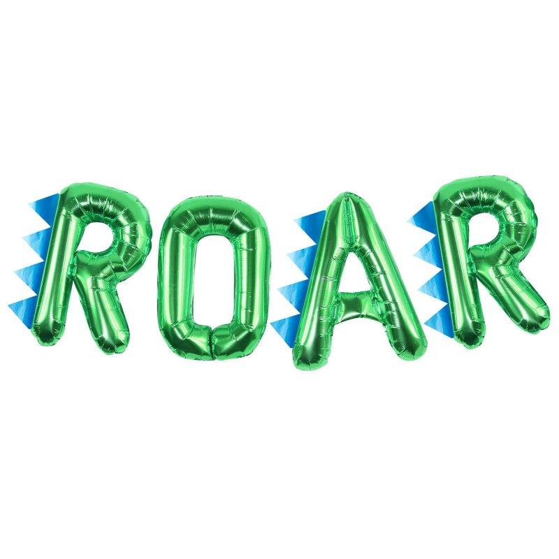Roar Letter Balloons Pack of 4