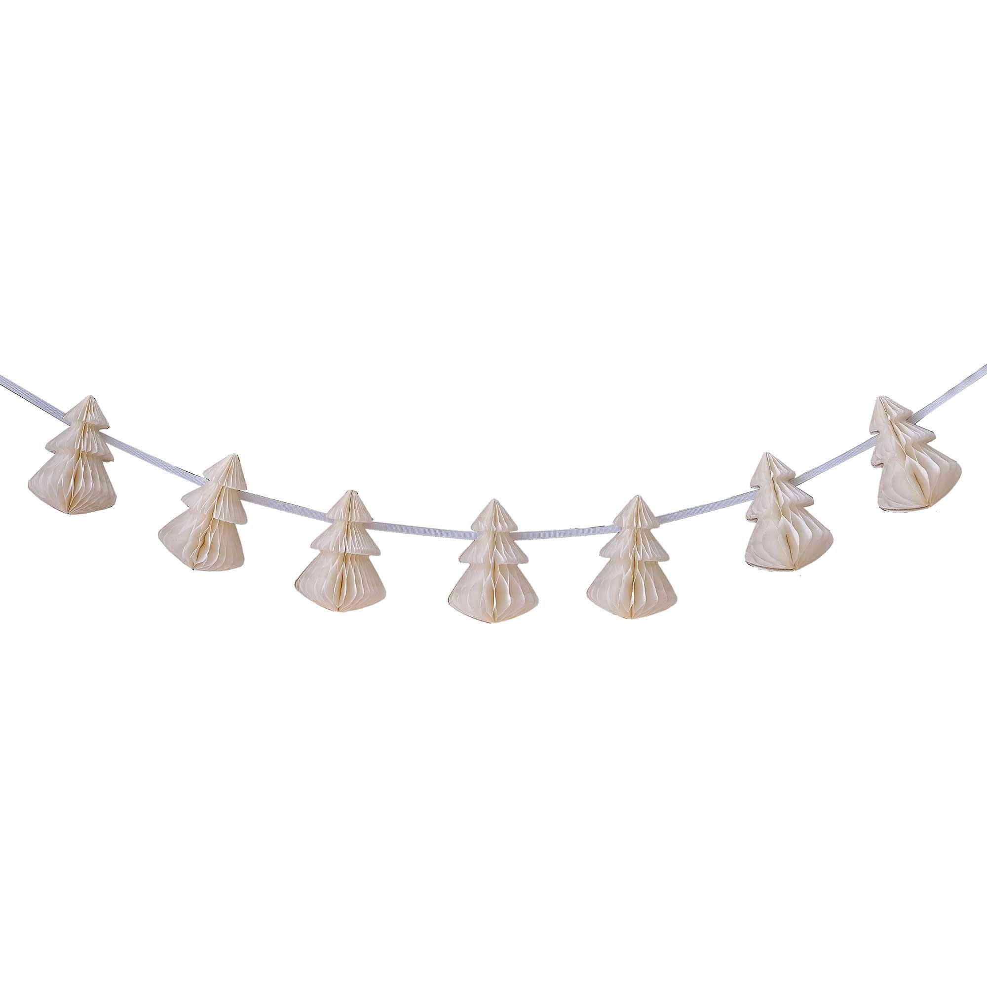 Christmas Nordic Noel Honeycomb Tree Garland
