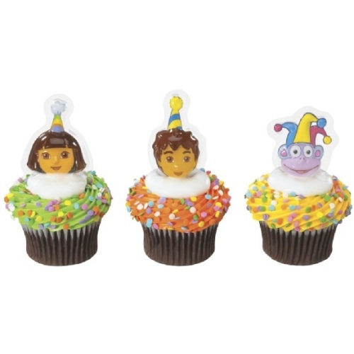 Dora the Explorer Cupcake Placs (Pack of 12)