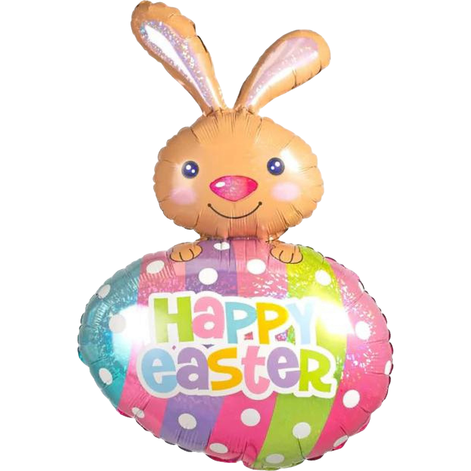 Happy Easter Egg Dots Supershape Foil Balloon 107cm 