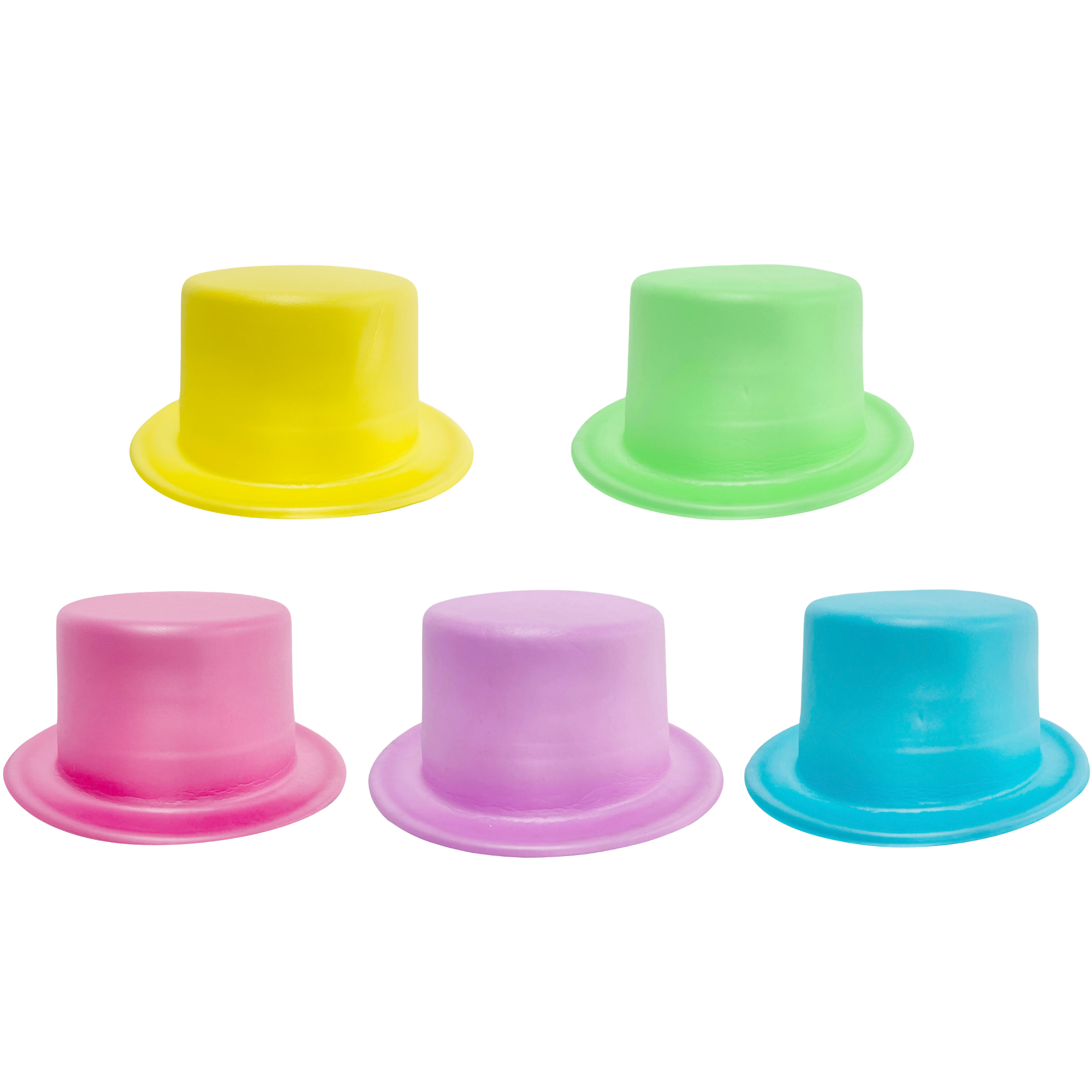 Kids Coloured Foam Top Hat Assorted